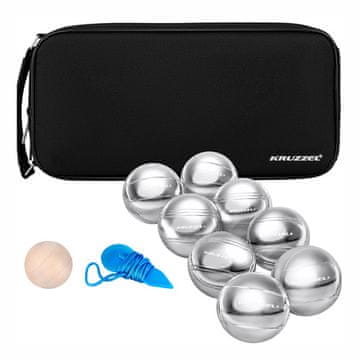 slomart KRUZZEL 22915 kugle za boće (boules), 8 komada + torba