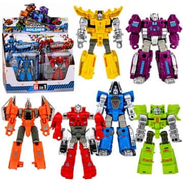 Robot LEAN TOYS Robot Dinosaur 2u1 figurica, 13 cm