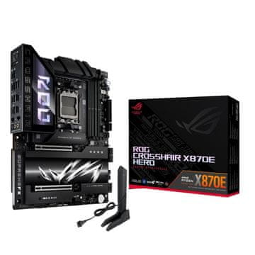slomart Asus ROG CROSSHAIR X870E HERO matična ploča, AM5, DDR5, ATX