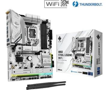slomart Asrock B860 Steel Legend WiFi matična ploča ATX, LGA 1851