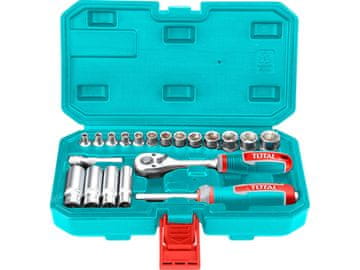 Total Utičnica THT141201 Nasadni ključ, set od 20, 1,4", industrijski, CR-V (50BV30)