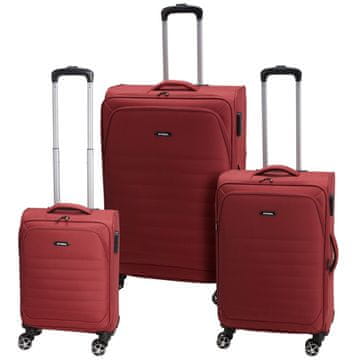ProWorld Set od 3 bordo kovčega