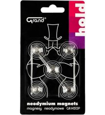 Rayher.	 Magneti s drškom, 16 mm, set 5