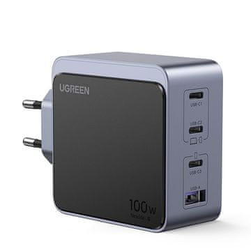 Ugreen Nexode S punjač, 100 W, 3x USB-C, USB-A (35043)