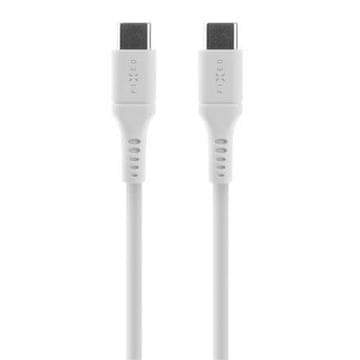 FIXED USB kabel tekući silikonski USB-C/ USB-C s PD podrškom, 60W, 2m - bijeli