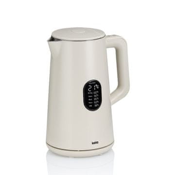Kela Električni čajnik KL-10137 Santos plastična krema 1,5l