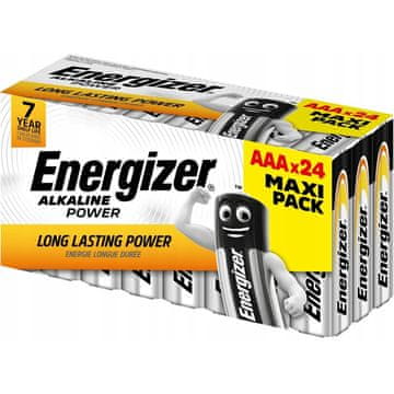 slomart Energizer ALKALINE POWER AAA LR03 baterije, 24 komada