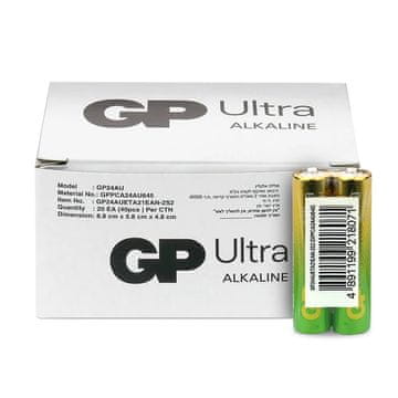 slomart GP ULTRA LR03/AAA alkalne baterije, 40 komada