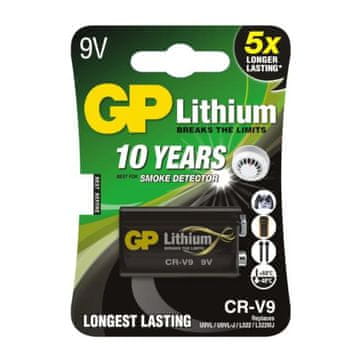 Bateria GP Battery L522 litijska baterija 9V, 1 kom