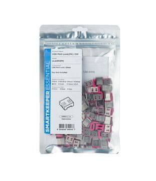 slomart Smartkeeper UL03P2PK blokator USB-A portova, roza, 100 komada