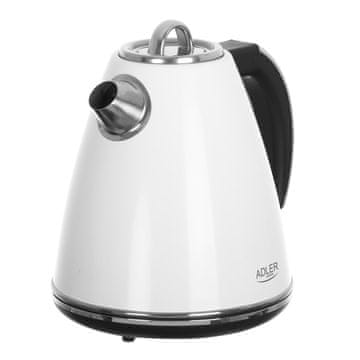 Electric ADLER AD 1341 električni kuhalo, 1.5 L, 2200 W, bijela