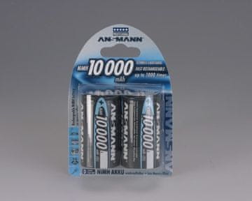 Ansmann 2x Ansmann NiMH D 10000 mAh baterije