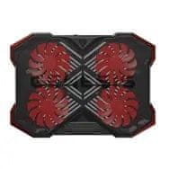 slomart PODLOGA ZA HLAĐENJE PRIJENOSNOG RAČUNALA GENESIS OXID 260 15,6-17,3" S 4 VENTILATORA