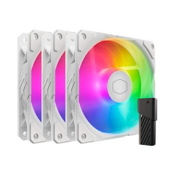 Cooler Master Cooler Master SickleFlow Edge 120 ARGB komplet ventilatora 3 kom, bijeli