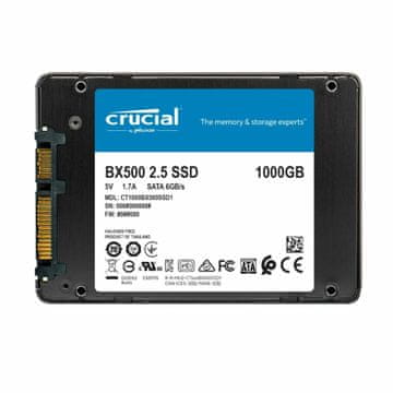 Crucial SSD disk 1TB BX500 SATA 3 TLC 3D CT1000BX500SSD1