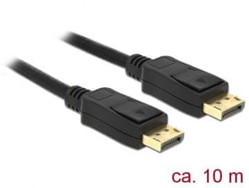 Delock DeLOCK 84862 DisplayPort kabel 10 m Crni