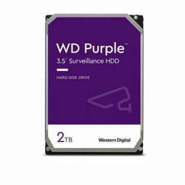 WD PURPLE 2TB tvrdi disk 9cm 64MB SATA WD23PURZ