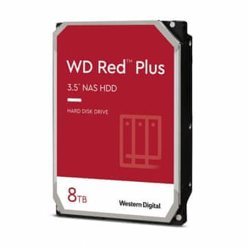WD RED PLUS CMR 8TB tvrdi disk 9cm 5640 256MB SATA WD80EFPX