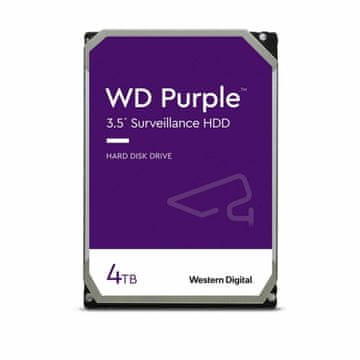 WD PURPLE 4TB tvrdi disk 9cm 5400 128MB SATA WD44PURZ