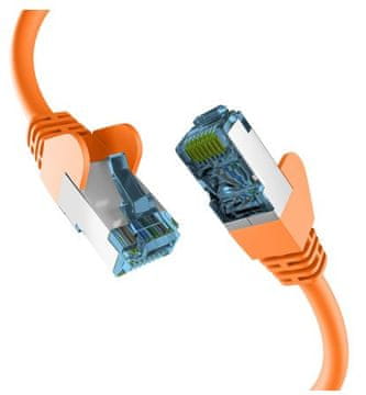 EFB EFB Elektronik CAT7 S/FTP patch kabel, 50m, narančasta
