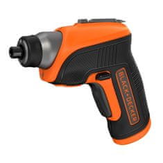BLACK Black & Decker Akumulatorski odvijač/udarni odvijač CS3652LC-QW, 3.6V, 180 RPM, narančasta/crna
