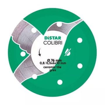 DISTAR DISTAR COLIBRI Dijamantna rezna ploča 75 x 0.8 x 6 x 10H