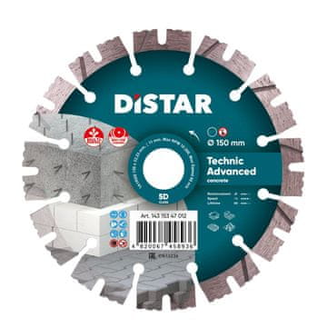 DISTAR Distar Technic Advanced dijamantna ploča 150 x 2.3/1.5 x 11 x 22.23