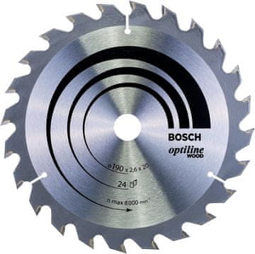 Bosch Kružna pila Bosch 2608640612 za drvo, 19 cm, 1 komad