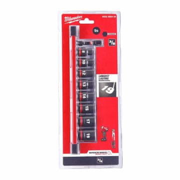 Milwaukee MILWAUKEE Udarni nasadni ključevi 3/8", 9 komada