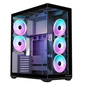 Modecom MODECOM Volcano SPACE XL ARGB FULL TOWER PC kućište, crno