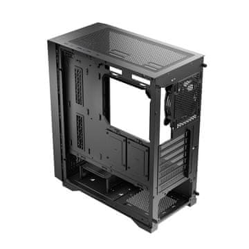 D'Art Logic DART PRO SOLID MIDI PC kućište, Midi Tower, USB-C, crna
