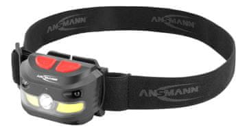 Ansmann Naglavna LED svjetiljka Ansmann HD250RS COB, punjiva