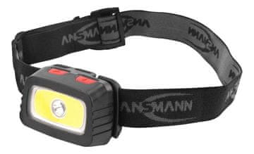 Ansmann Naglavna LED svjetiljka Ansmann HD200B, siva/crna