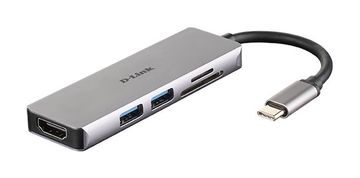 D-LINK D-Link DUB-M530 Docking Station USB-C, Aluminij, Crna
