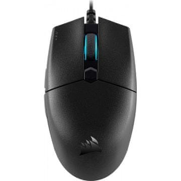 Corsair Miš Corsair Katar Pro - crna, Gaming, USB Type-A, Optical, 12400 DPI