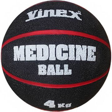 SMJ Medicinska lopta SMJ VMB-L004R, 4 kg, crna/crvena