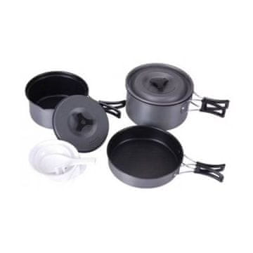 slomart FEP FMC-201 FIRE-MAPLE set posuđa (Aluminij, Crna)