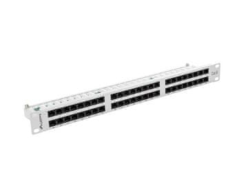Lanberg Lanberg PPU6-1048-S patch panel 1U, Cat6, sive boje