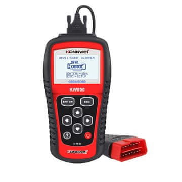 slomart Dijagnostički mjerač, OBD2 skener Konnwei KW808