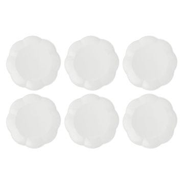 slomart Set 6 Villadeifiori tanjura - Bijeli, 26 cm