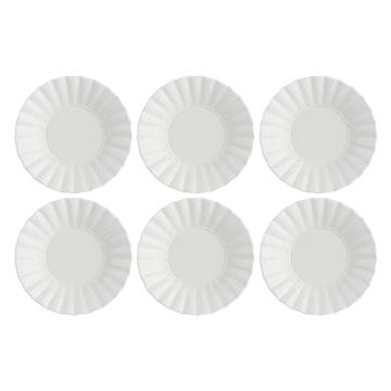 slomart Set 6 Ducale dubokih tanjura - Bijeli, 22 cm