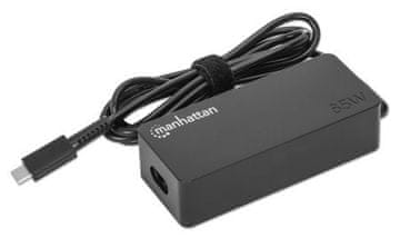 Manhattan Manhattan USB-C napajanje za laptop 65 W, crno