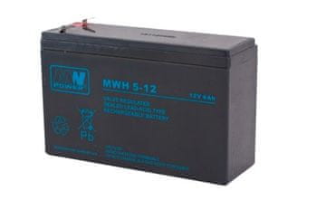 MW Power MPL MW POWER MWH 5-12L VRLA AGM baterija 12V 6 Ah crna