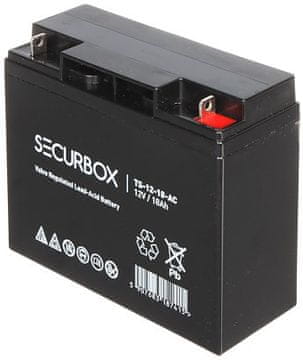 slomart Baterija 12V/18Ah Securbox