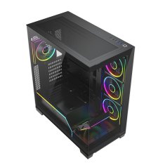 Modecom MODECOM VOLCANO STELLAR PLUS ARGB Midi Tower PC kućište, crno