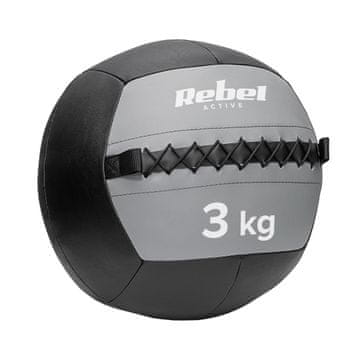 slomart Medicinska lopta za vježbanje REBEL ACTIVE, 3 kg