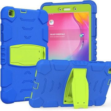 Nikcorp Oklopna torbica za Samsung Galaxy Tab S6 Lite 10.4" 2020/2022 P610/P613, plava, s postoljem, zaštita od udaraca i ogrebotina, PC + silikon