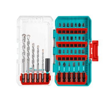 Total One-Stop Tools 33-dijelni set svrdala za zid i udarnih vijčanih nastavaka / INDUSTRIAL (TACSDL11303)