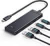 Ugreen hub, 4-portni, USB-C na 2x USB-C 3.2 + 2x USB 3.2 (35583)