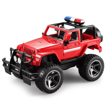 Cada Double E Jeep vatrogasno vozilo, daljinsko upravljanje, 1:12